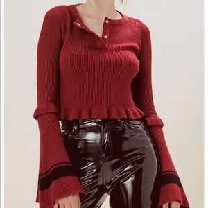 Ivy League Bell Sleeve Top